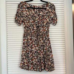 Free People Floral Mini Dress